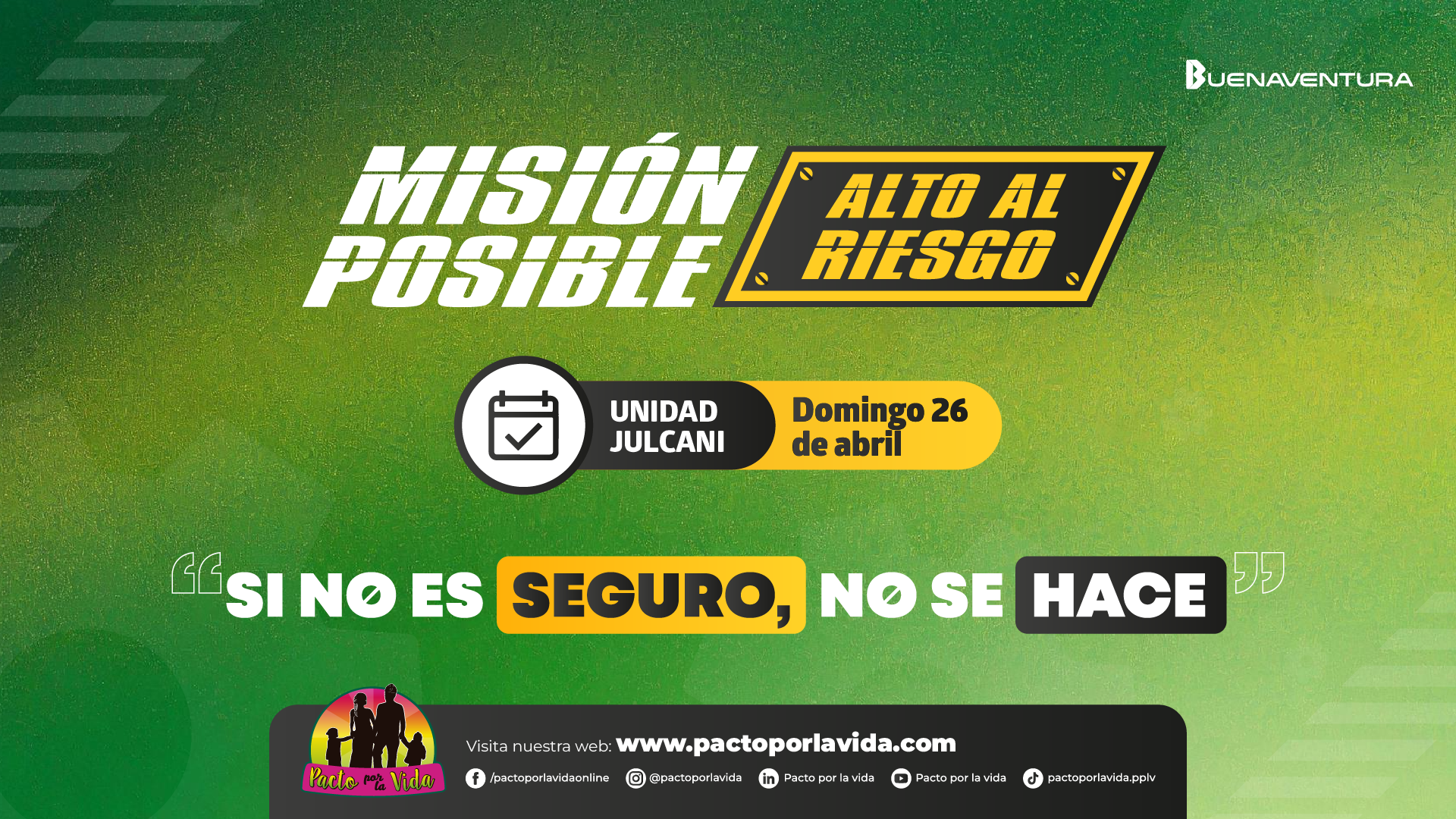 Misión Posible - Julcani - Domingo 26 de abril