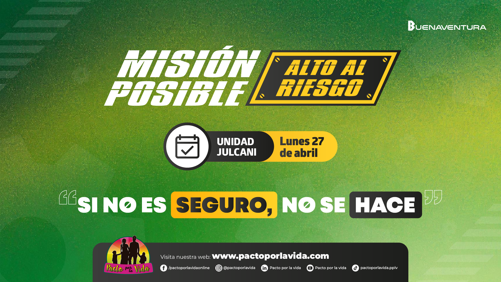 Misión Posible - Julcani - Lunes 27 de abril
